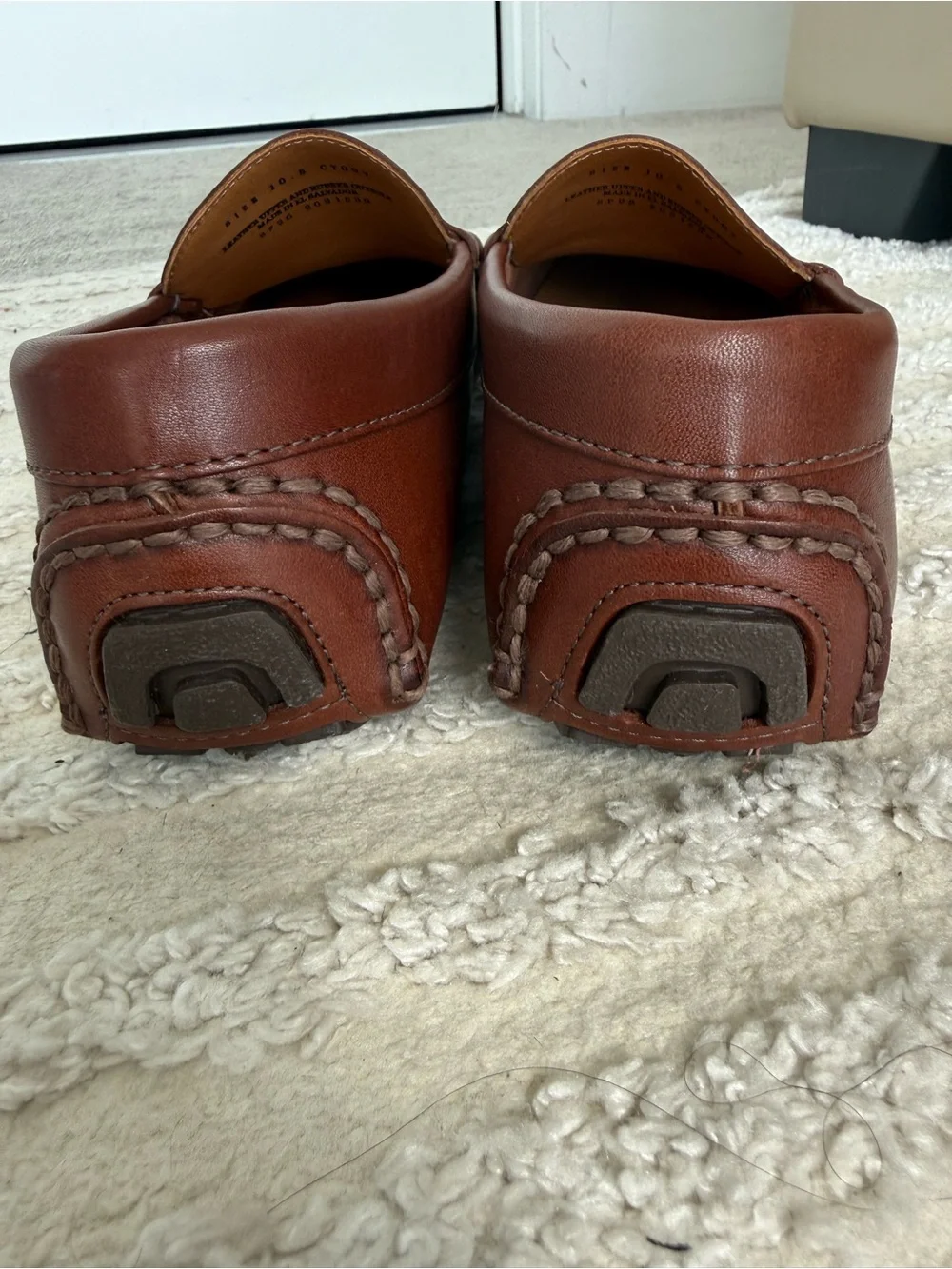 J. Crew Men's Brown Leather Penny Loafers